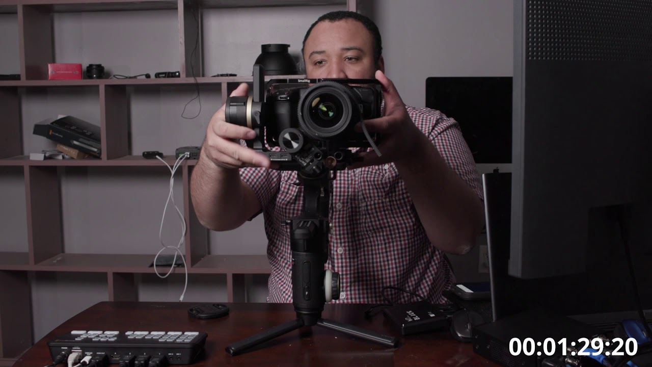 Балансировка Zhiyun Crane 3s с карманной кинокамерой 6K