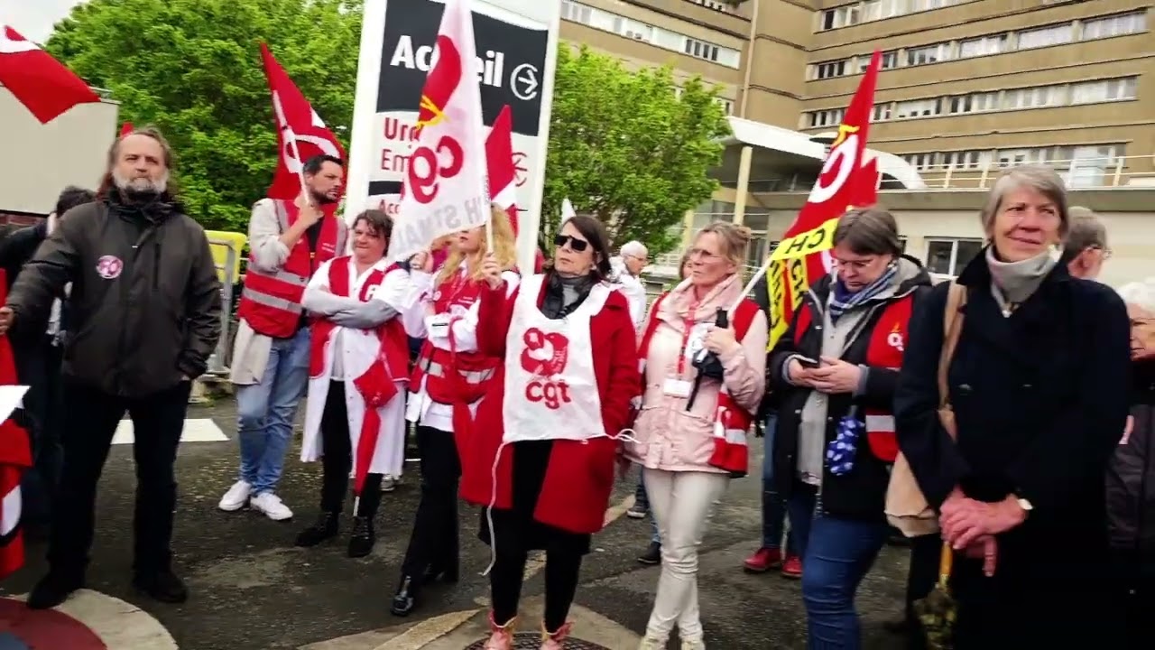 Lancement de la marche pour l'Hôpital Public de Saint-Malo à Dinan