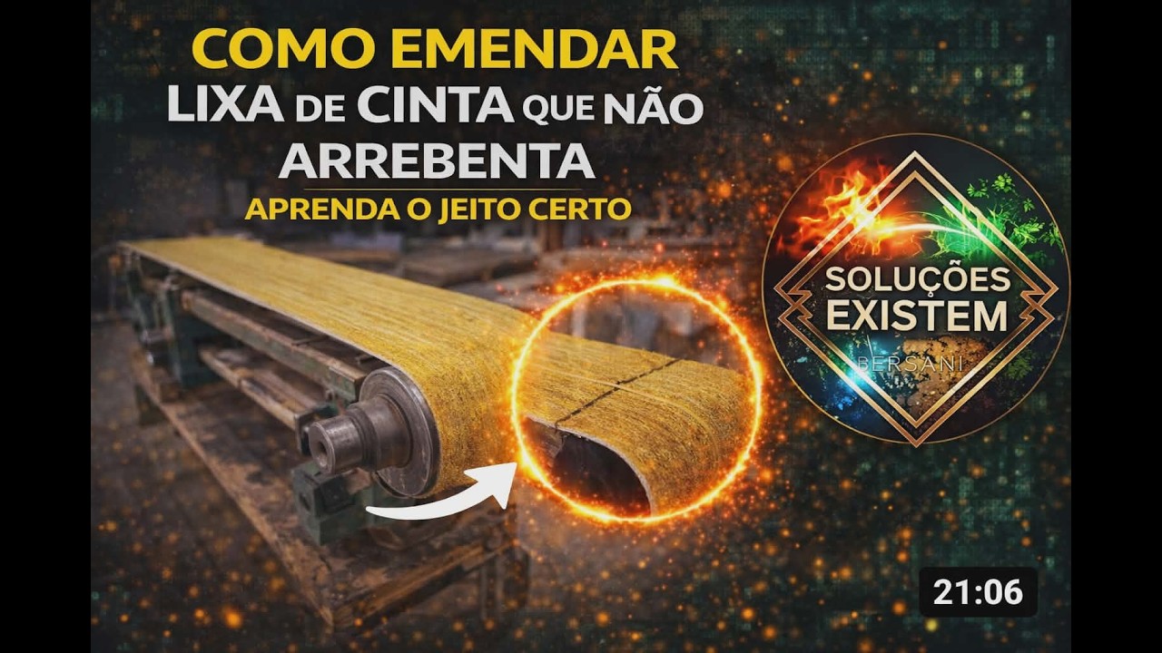 COMO EMENDAR LIXA DE CINTA PRA QUE NUNCA ARREBENTE / Forma Simples, Rápida e Eficaz, confira