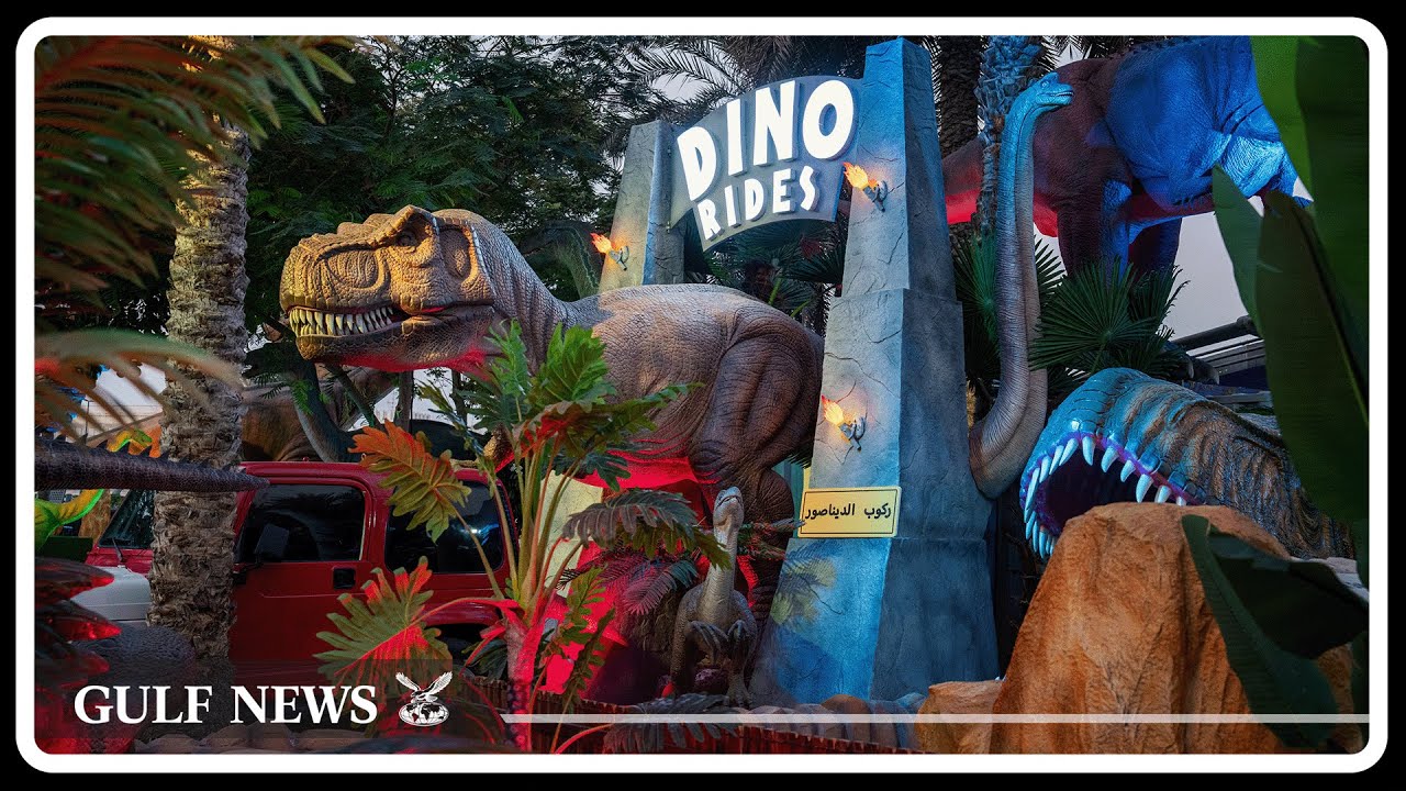Dubai Garden Glow ponownie otwiera się z ryczącymi dinozaurami, parkiem rozrywki i nowymi strefam...