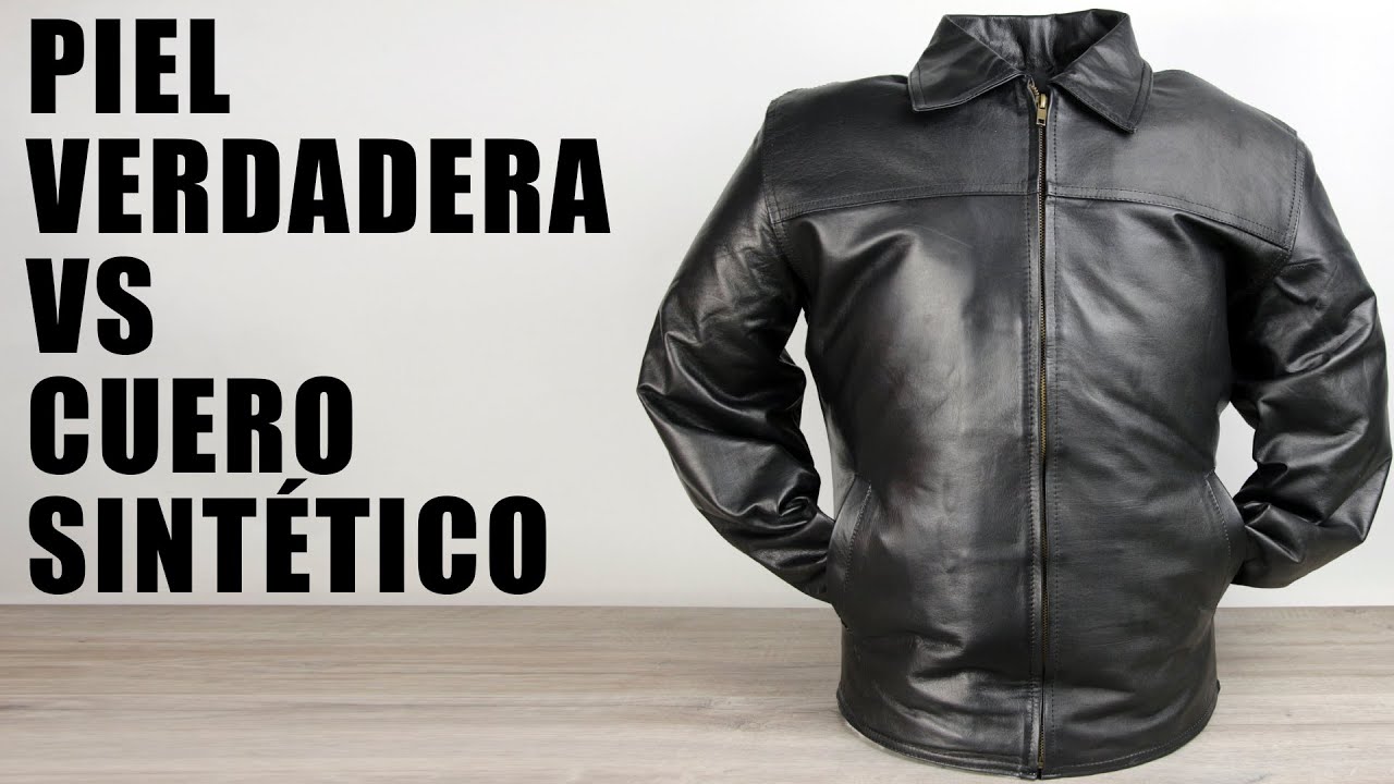 Chamarras de piel verdadera vs cuero sintético