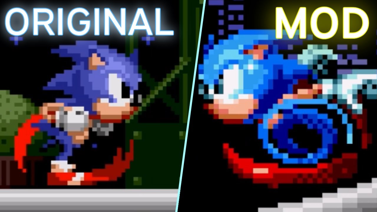 Mania Sonic in Sonic Forever ~ Sonic Forever mods Gameplay