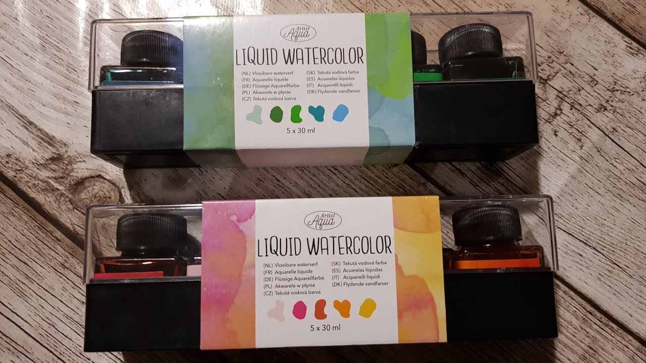 TEST AQUARELLE WATERCOLOR DE CHEZ ACTION