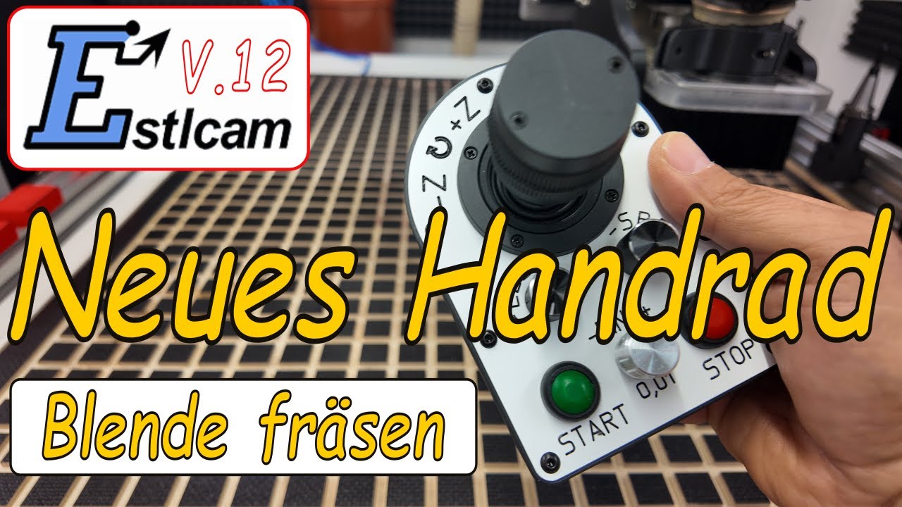 CNC Frontblende fr&auml;sen DIY Handrad Steuerung f&uuml;r Estlcam & Arduino AC CNC Mega