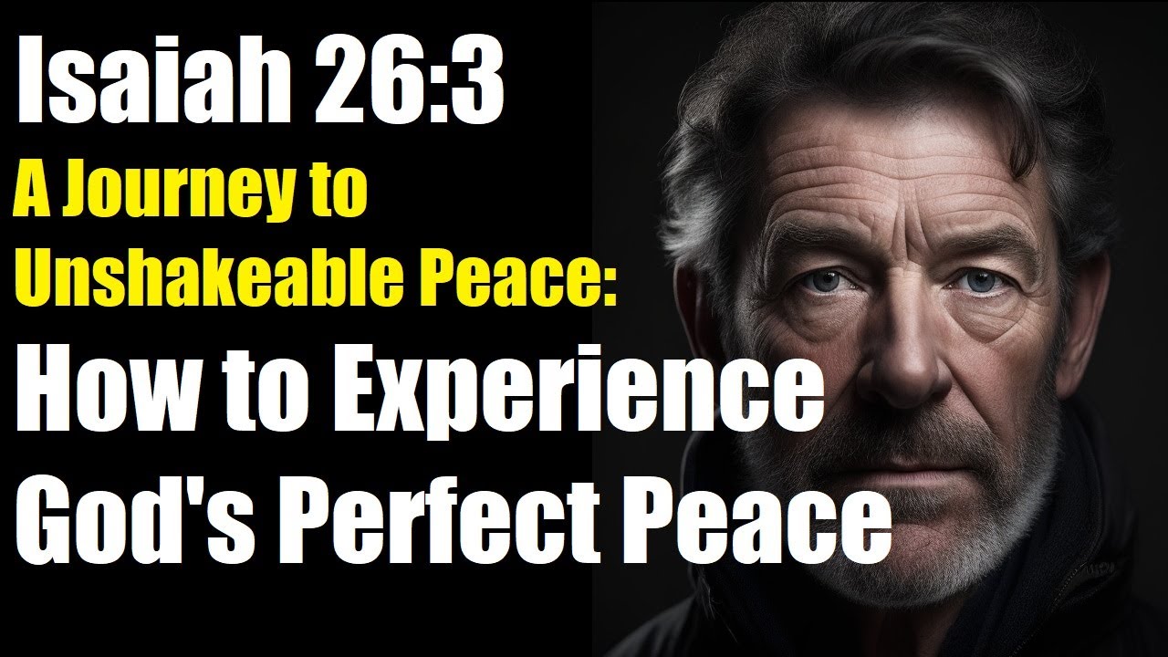 Isaiah 26:3 - The Key to Perfect Peace in a Chaotic World