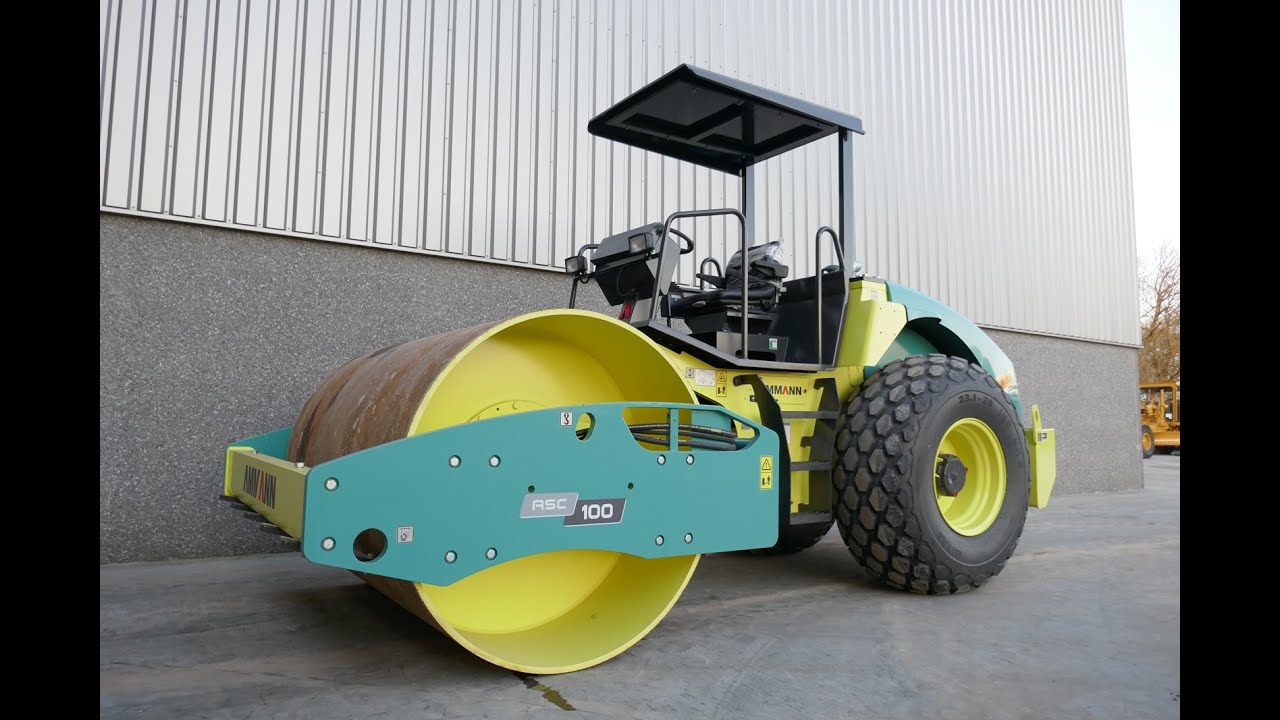 Demonstration video Ammann ASC100D single drum roller