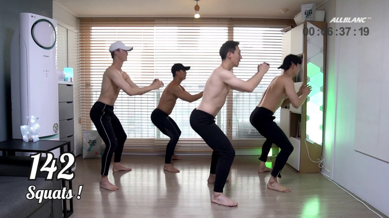 [EN] 스쿼트 200개 챌린지 (하루 10분💦)ㅣ 200 Reps SQUAT CHALLENGE (10 MINUTE💦)
