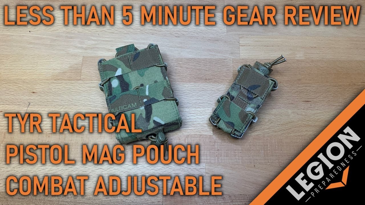 TYR Tactical Pistol Mag Pouch - Combat Adjustable Happy Mag - (LT5MGR)