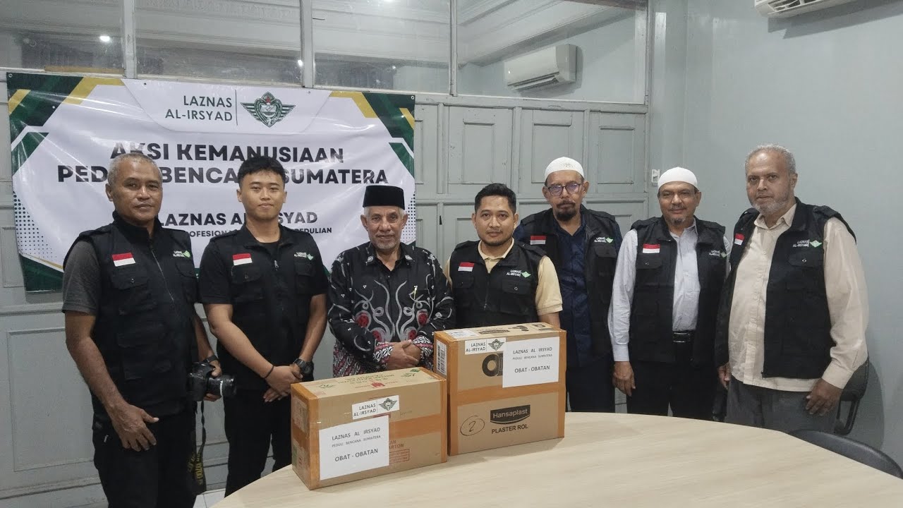 PP Al Irsyad Al Islamiyyah Melepas Tim Relawan LAZNAS Al Irsyad Berangkat Ke Aceh