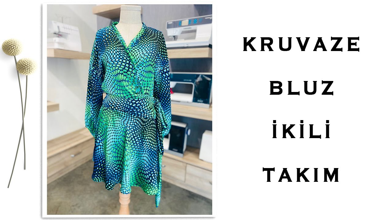 Kruvaze Bluz İkili Takım