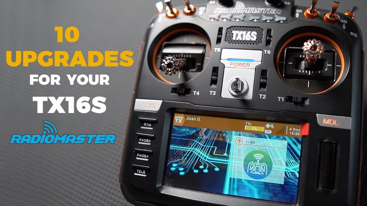 10 способов модернизировать ваш Radiomaster TX16S