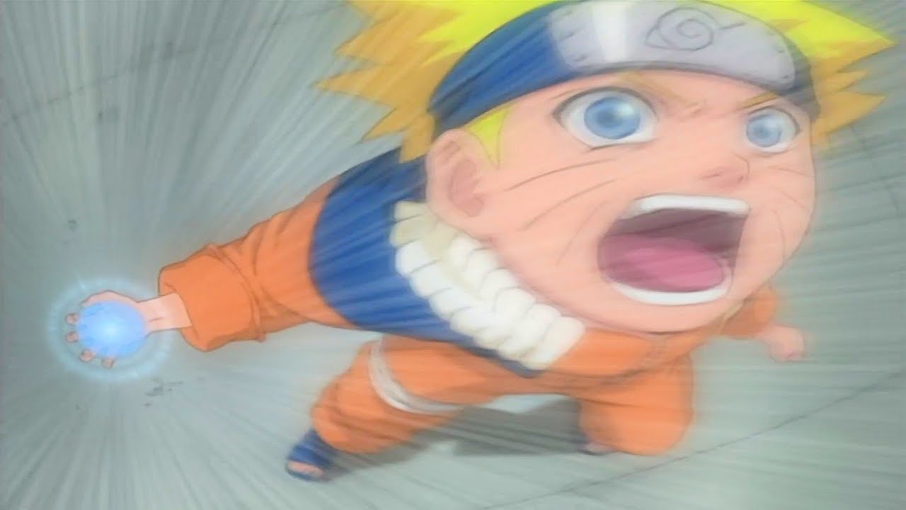 NARUTO BRABO USA RASENGAN E SASUKE USA CHIDORI - Kakashi Hatake BRABO interromper a Luta !