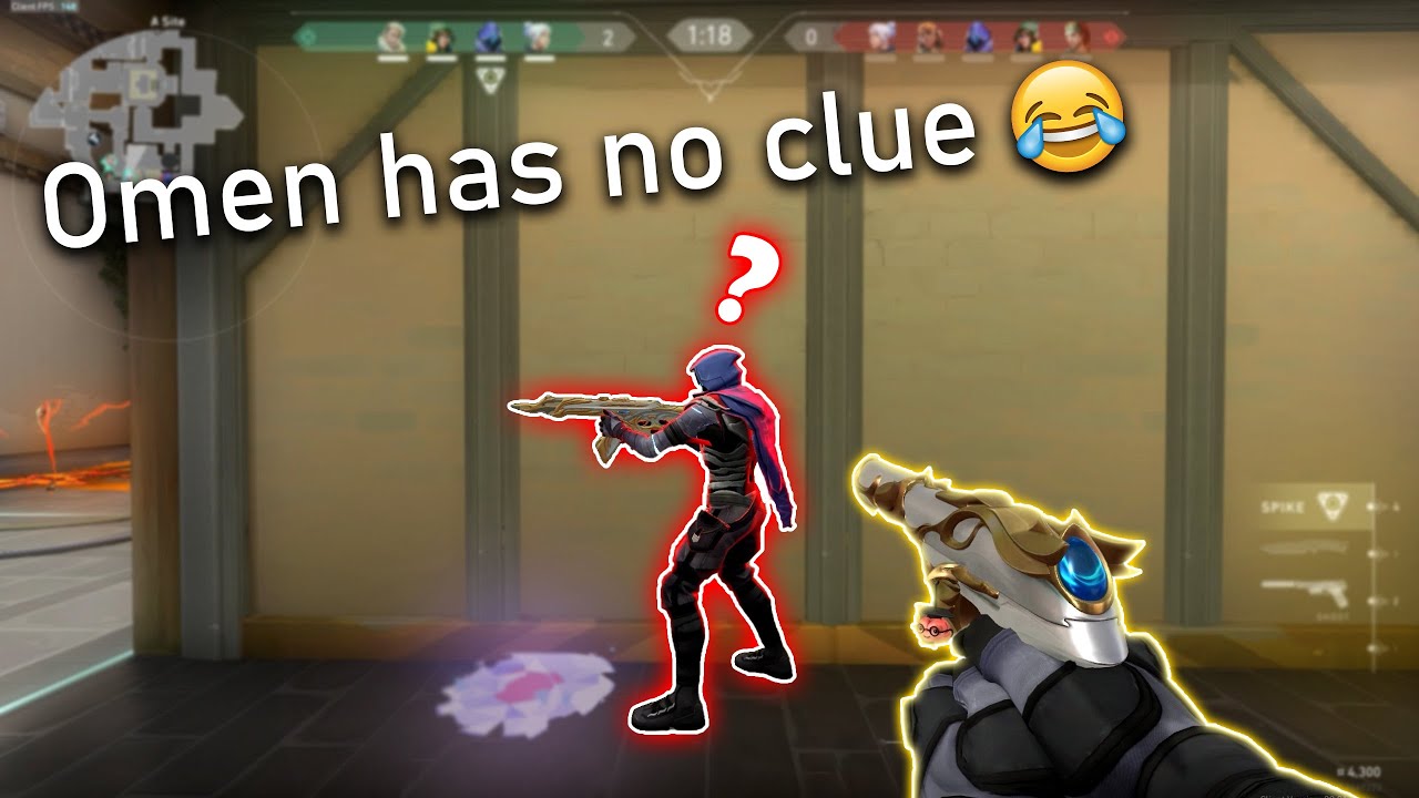 Playing Omen to Clutch every game | Valorant Immortal Highlights