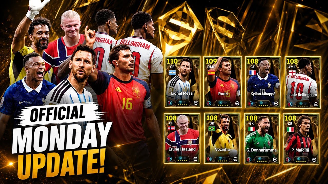 OFFICIAL Monday Update CONFIRMED😱- BIGTIME WORLDCUP COMING🔥 eFootball 2026 Update 
