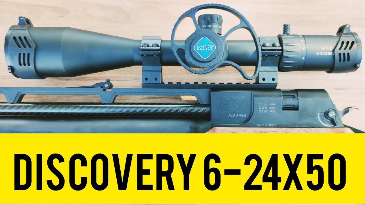 LUNETA DISCOVERY VT-Z 6-24X50 PRIMEIRAS IMPRESSOES E MONTAGEM