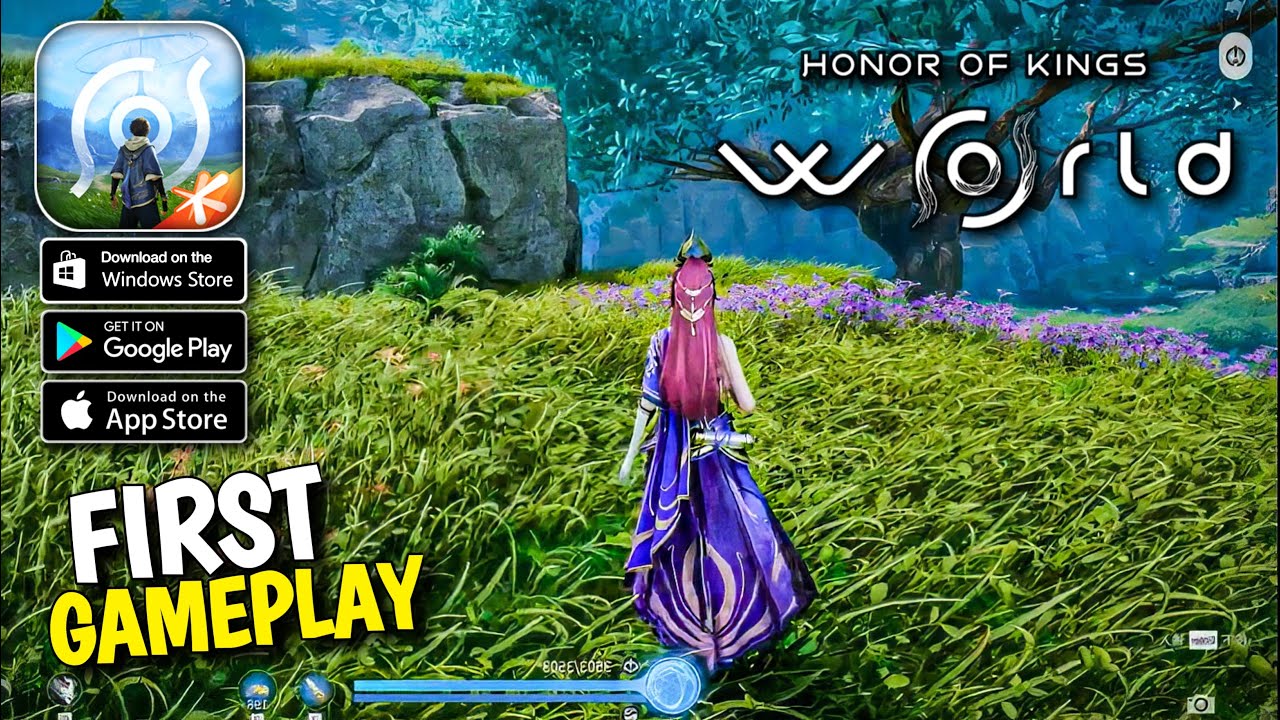Honor of Kings: World GAMEPLAY! - Open World RPG ⁠｢PC Android IOS⁠」Full Combat Details & Open World