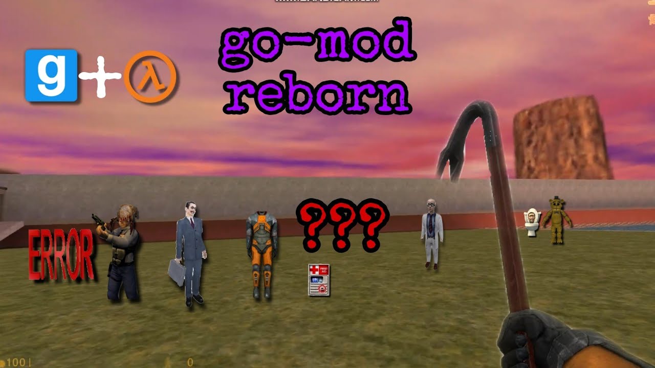 обзор мода на half-life 1:Go-Mod Reborn гаррис мод на движке халф лайф