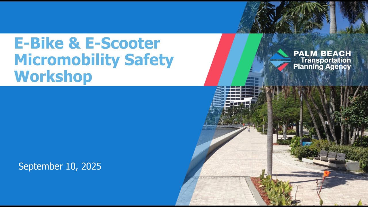 E-Bike & E-Scooter Micromobility Safety Workshop - September 10, 2025