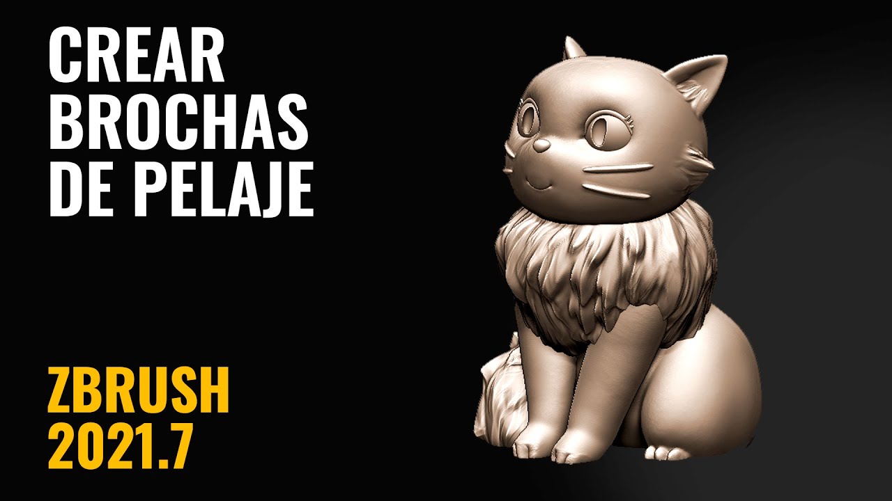 Crear brochas de pelaje - Zbrush 2021 en 5 minutos #120