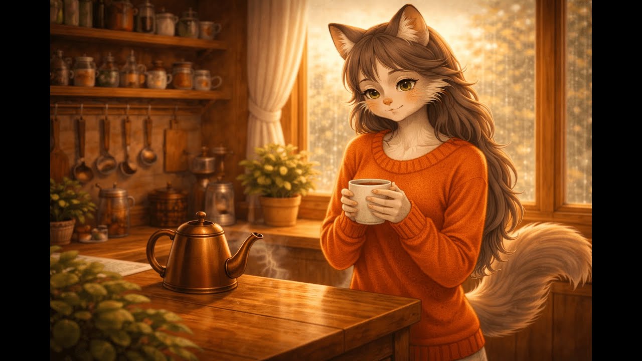 Cozy Winter Morning Routine ☕🌧️ | Coffee, Rain & Calm | Long Version |  Whispered Days