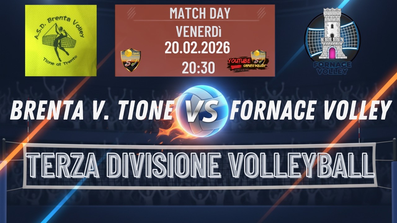 terza divisione INNOVA VOLLEY TIONE vs FORNACE VOLLEY