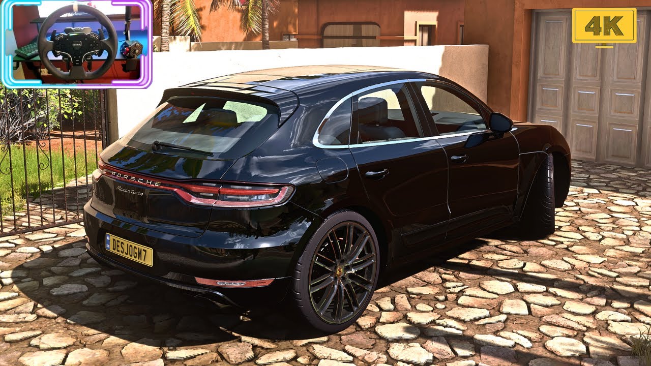Porsche Macan turbo - Forza Horizon 5 / Moza R3 Steering Wheel / 4K Gameplay