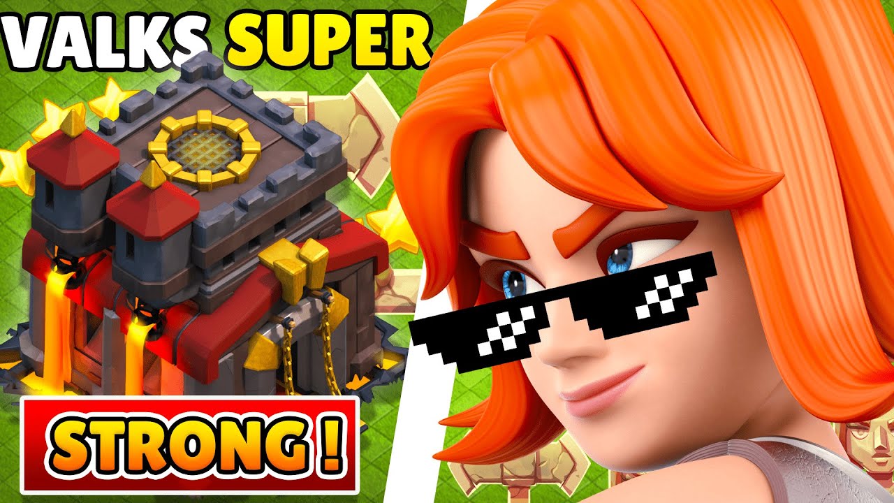 Th10 "Unstoppable Attack Strategy" with Valkyries || Town hall 10 Vulkan Attack Strategy