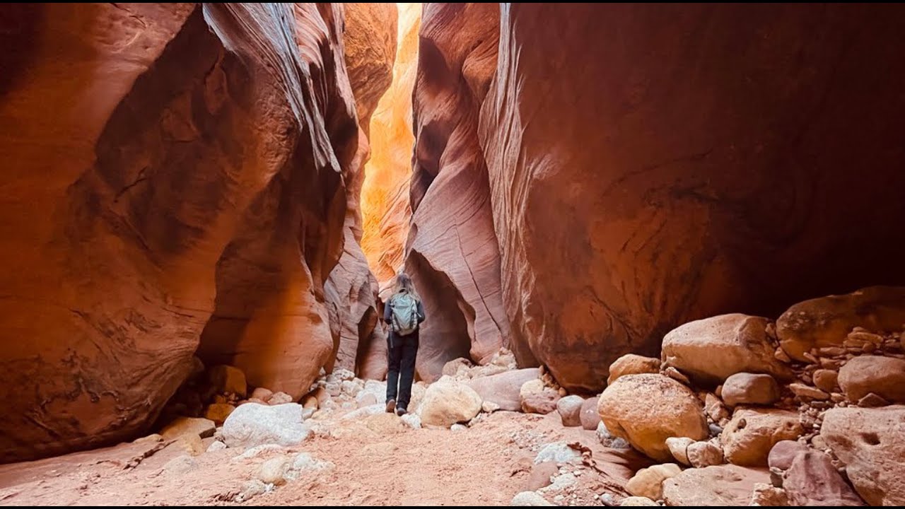 Epic hiking adventure from Wire Pass to  Buckskin Gulch Slot Canyon
