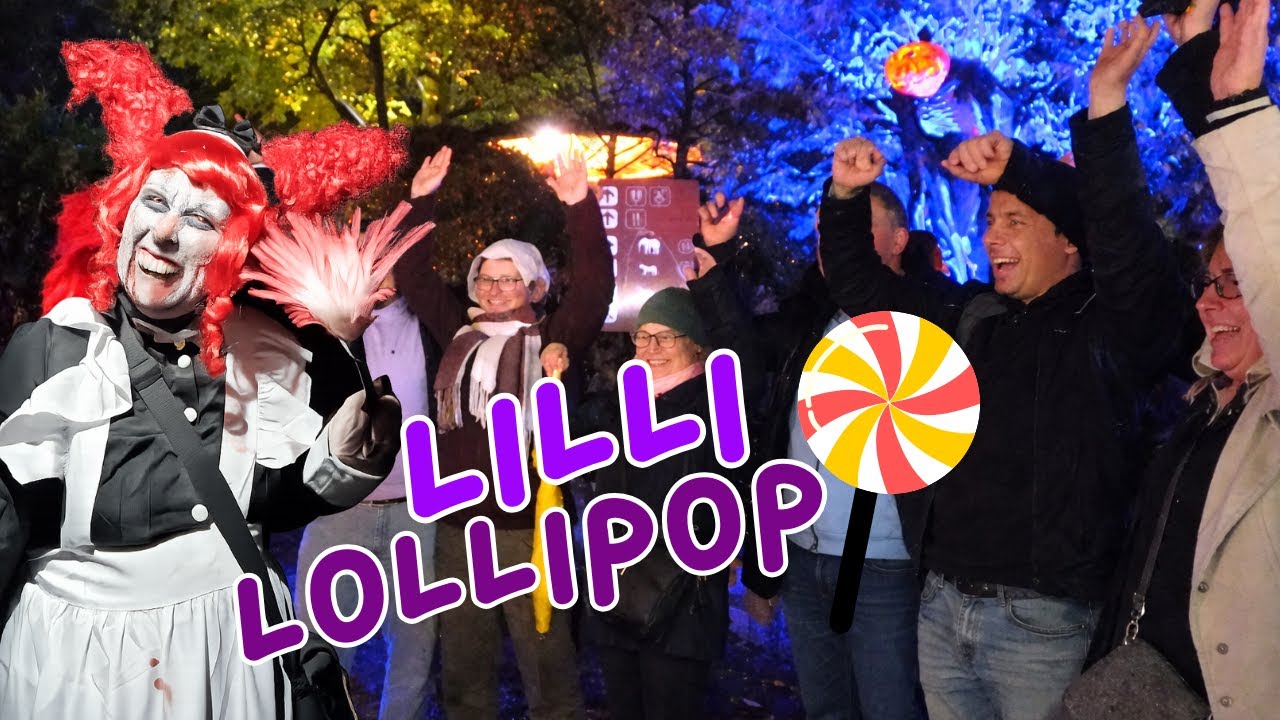 Lilli Lollipop🍭 Dienstmädchen begeistert Groß & Klein - Halloween  im Zoo Halle - Gruselzoo 2025