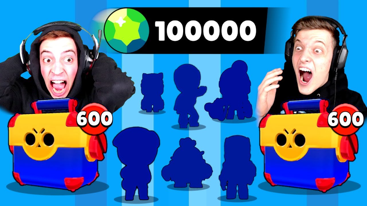 100.000 GEMS💎 MEGA BOX OPENING BATTLE! 8x LEGENDÄRER BRAWLER! 😱 Brawl Stars deutsch