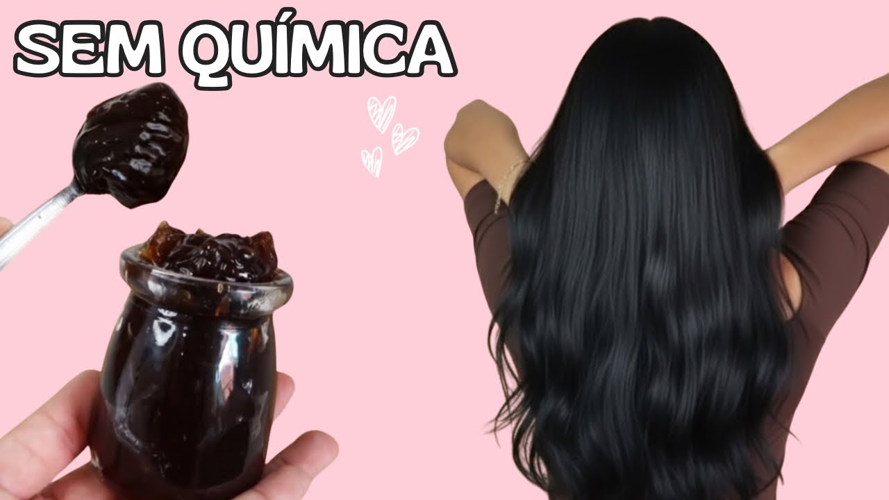 COMO DEIXAR O CABELO PRETO NATURALMENTE / TONALIZANTE NATURAL CASEIRO hidrata nutre e faz crescer