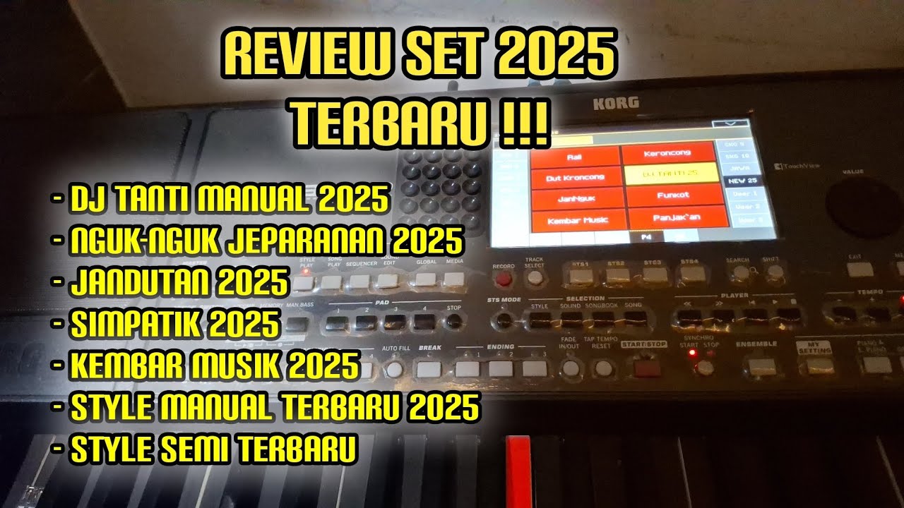 SET KORG PA 600 2025 TERLENGKAP!! DJ TANTI.NGUK JEPARA.KEMBAR MUSIK.SIMPATIK !!👍👍👍