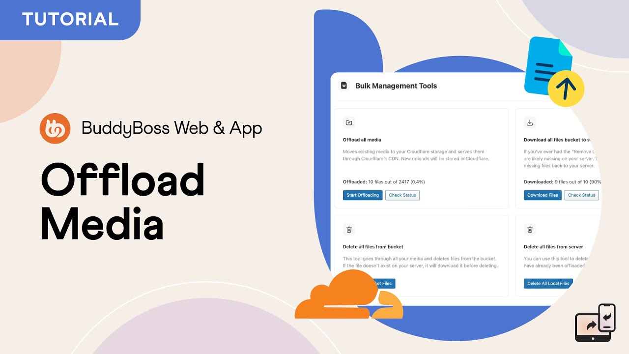 BuddyBoss Offload Media: оптимизируйте и защитите файлы вашего сообщества