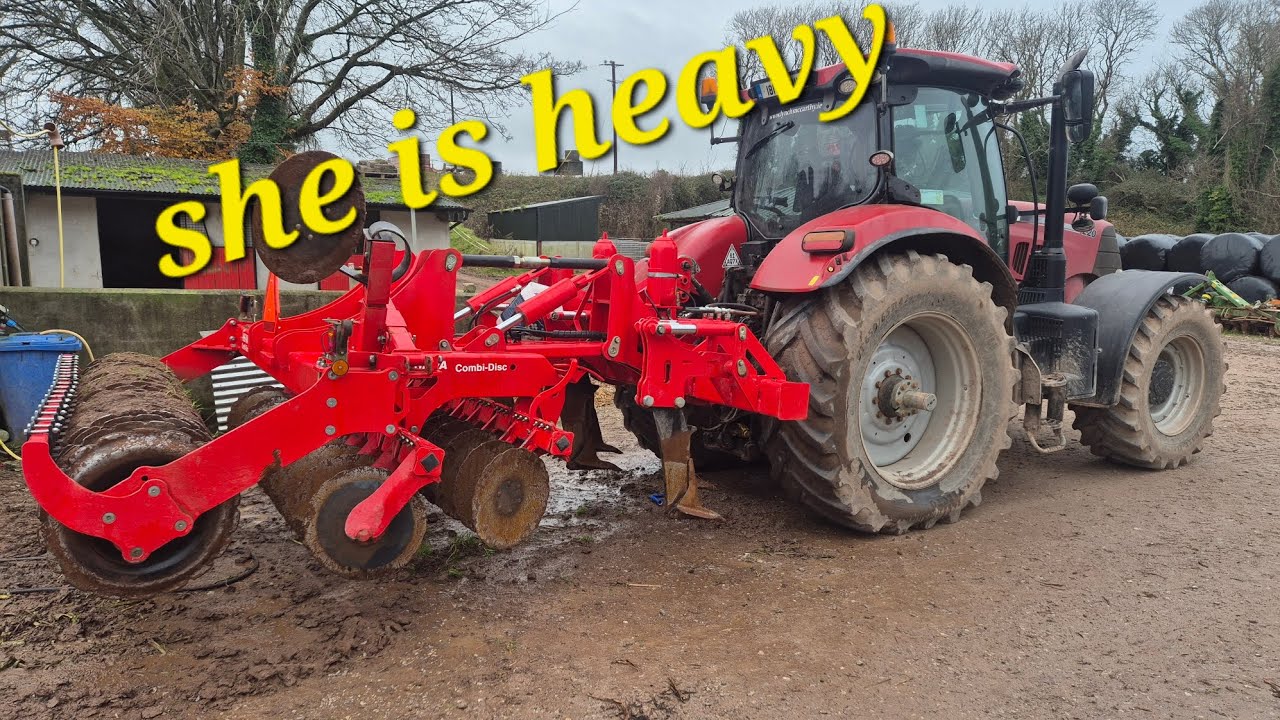 day 114. vlogmas day 8 heva combi disk cultivator, a day at Cheltenham sales