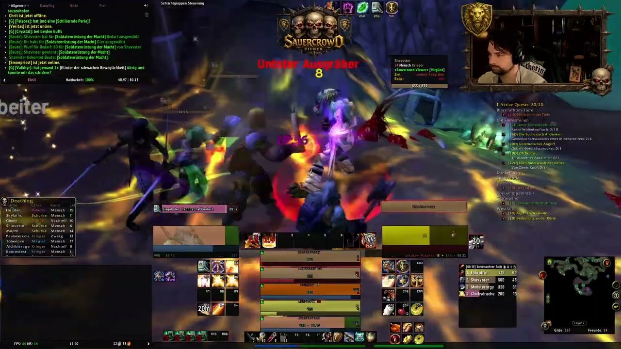 WoW HC -Saurcrowd Community Event - Heal Todesmine -  Alle Quest in einem Run