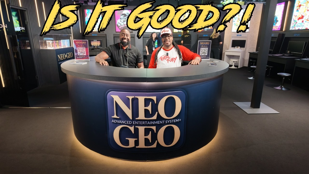 Первые впечатления от Neo Geo AES Plus на Tokyo Game Show: стоит ли того?!
