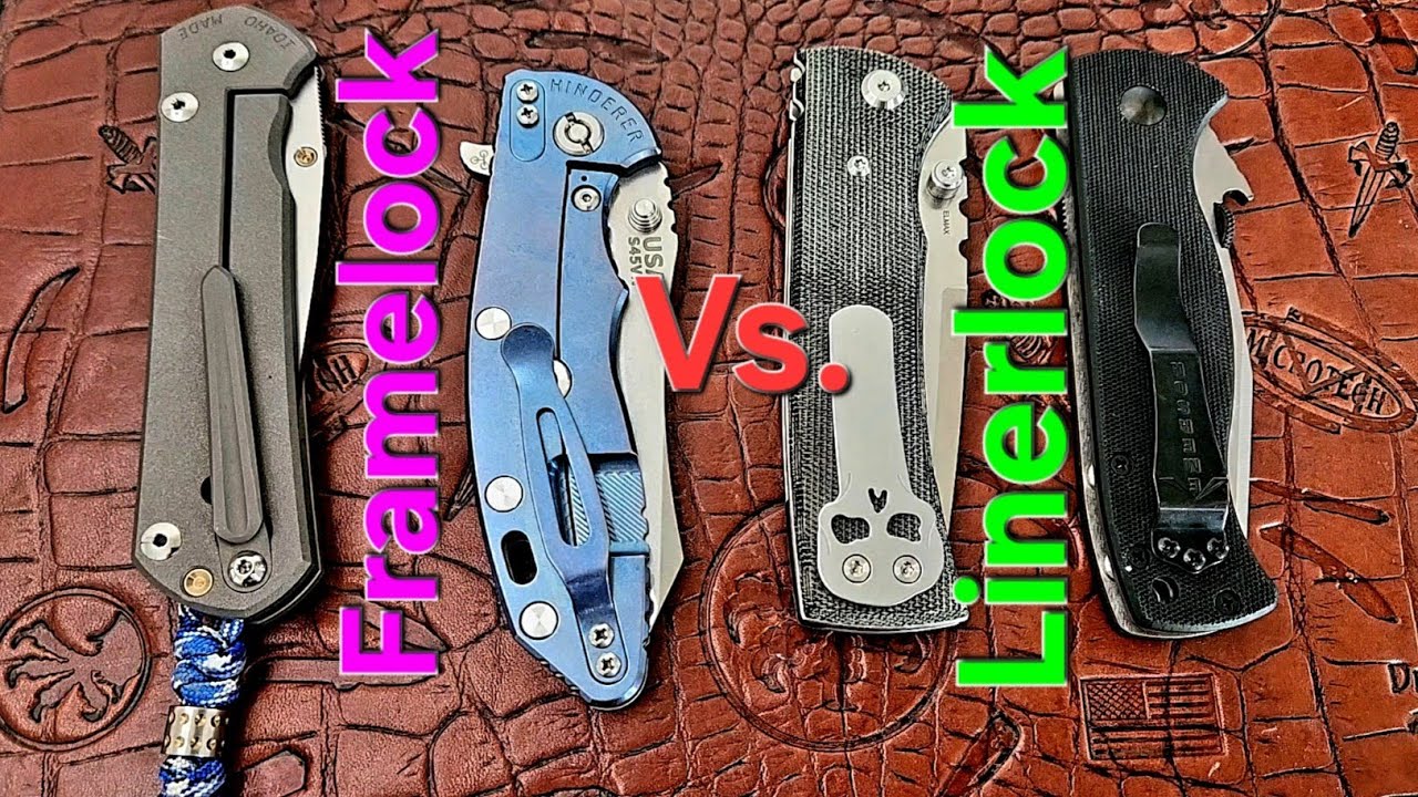 Framelock Vs. Linerlock Pros & Cons
