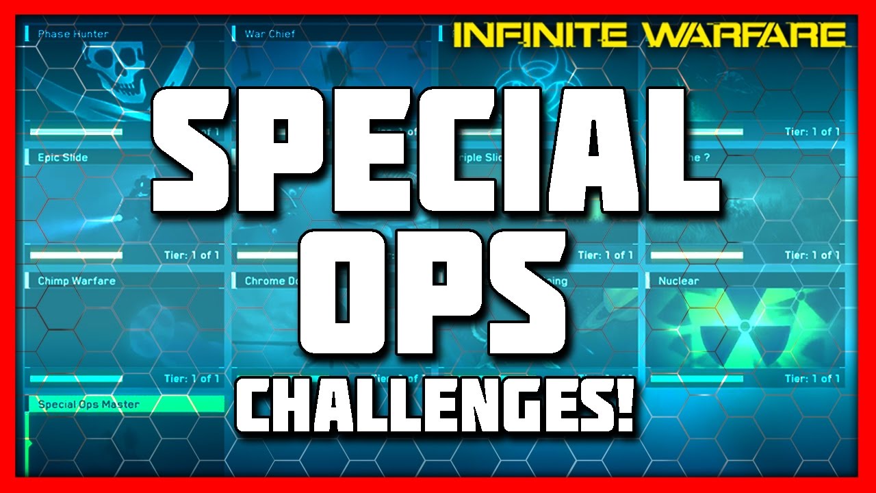 All Special Ops Calling Cards and How to get Them! (Hidden Challenges in Infinite Warfare)