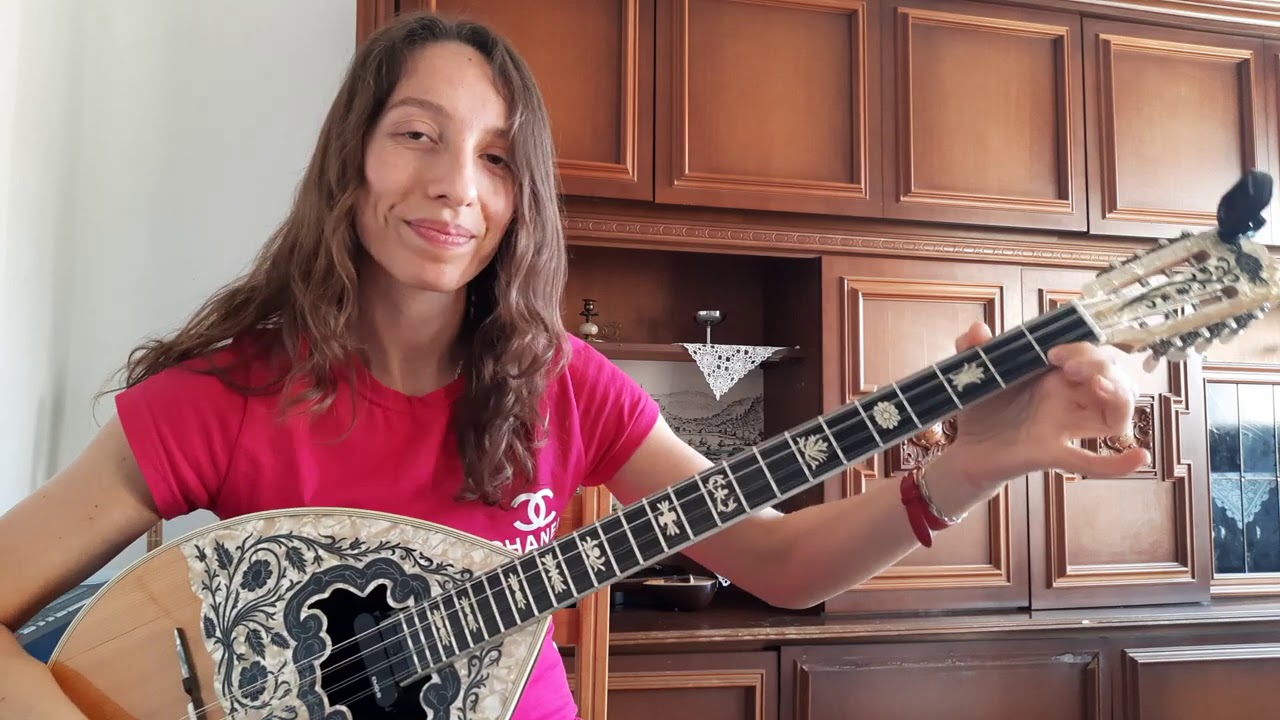 Άσκηση τεχνικής Νο10 . Konstantina - bouzouki lessons