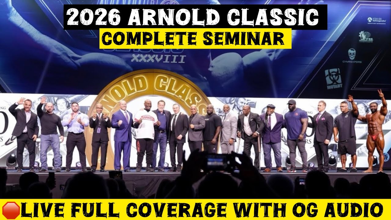 2026 Arnold classic “SEMINAR” fulll coverage | Ronnie Coleman | Arnold Schwarzenegger | Phil Heath 