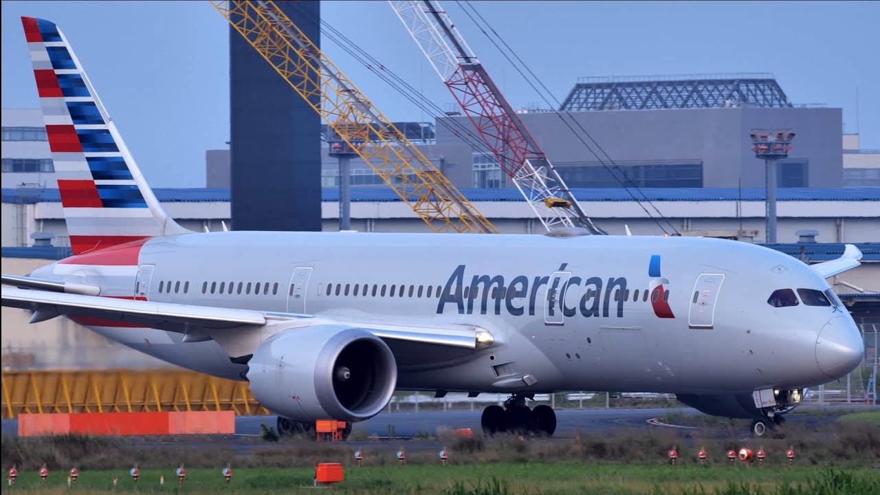 American Airlines Boeing 787-8 N818AL Takeoff from Narita 16R | NRT/RJAA