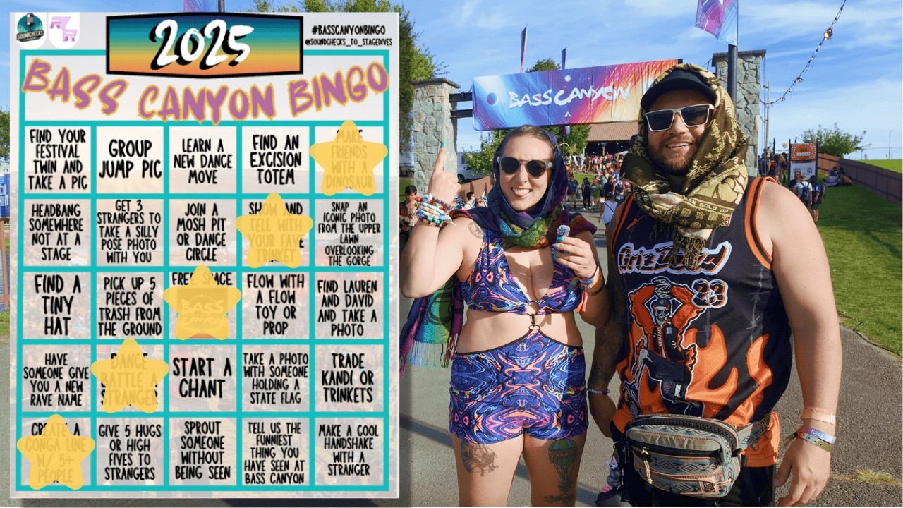 Bass Canyon Bingo: A Festival Experiment [2025 Bass Canyon Experience Vlog]