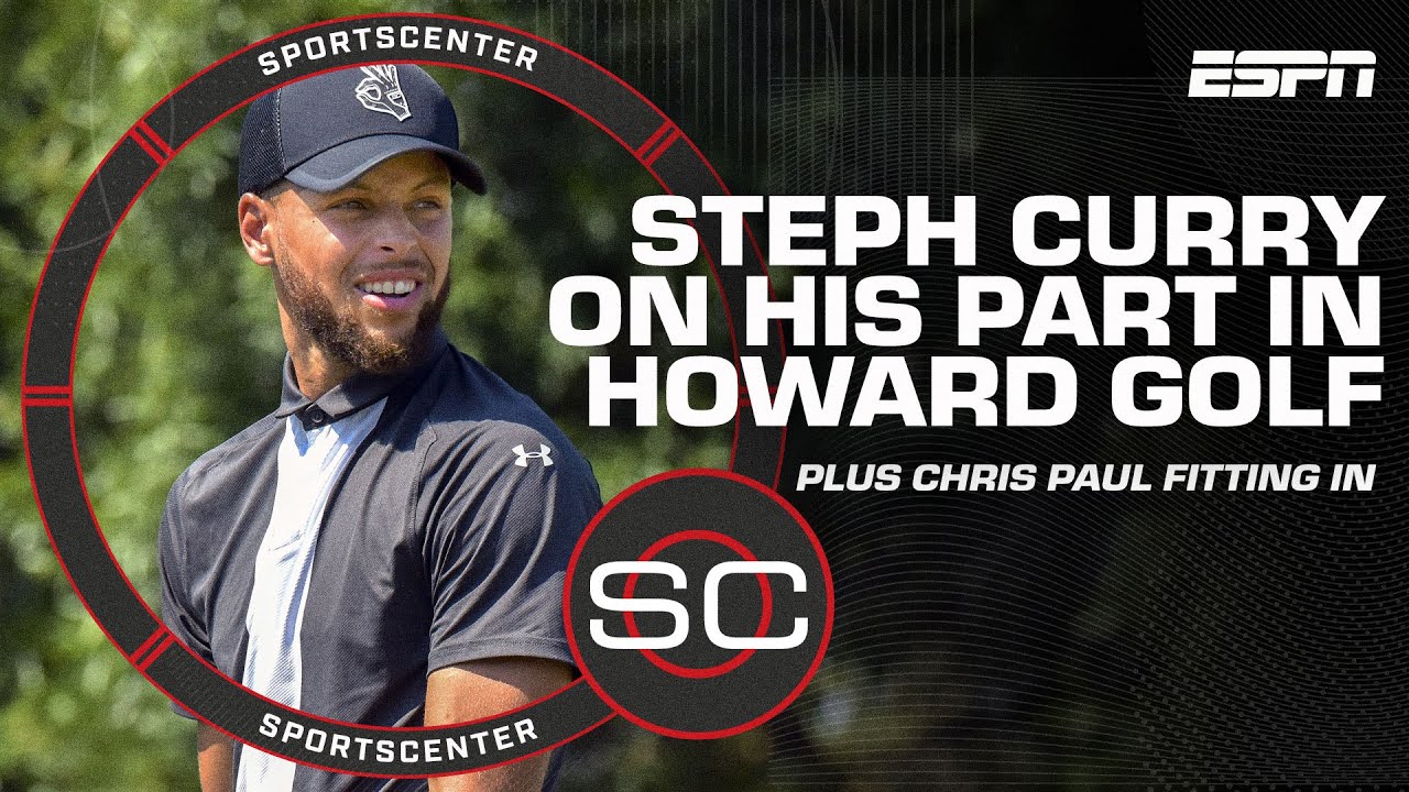 Steph Curry shares his involvement in Howard University's successful golf program 👏 | SportsCenter