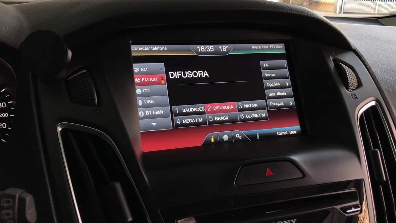 Focus 2016 - Instalacao CarPlay e Android Auto - Artsomauto