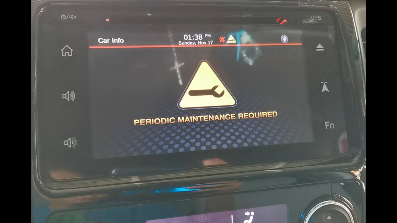 Removing Periodic Maintenance Required Warning - Montero Sport Gen 3
