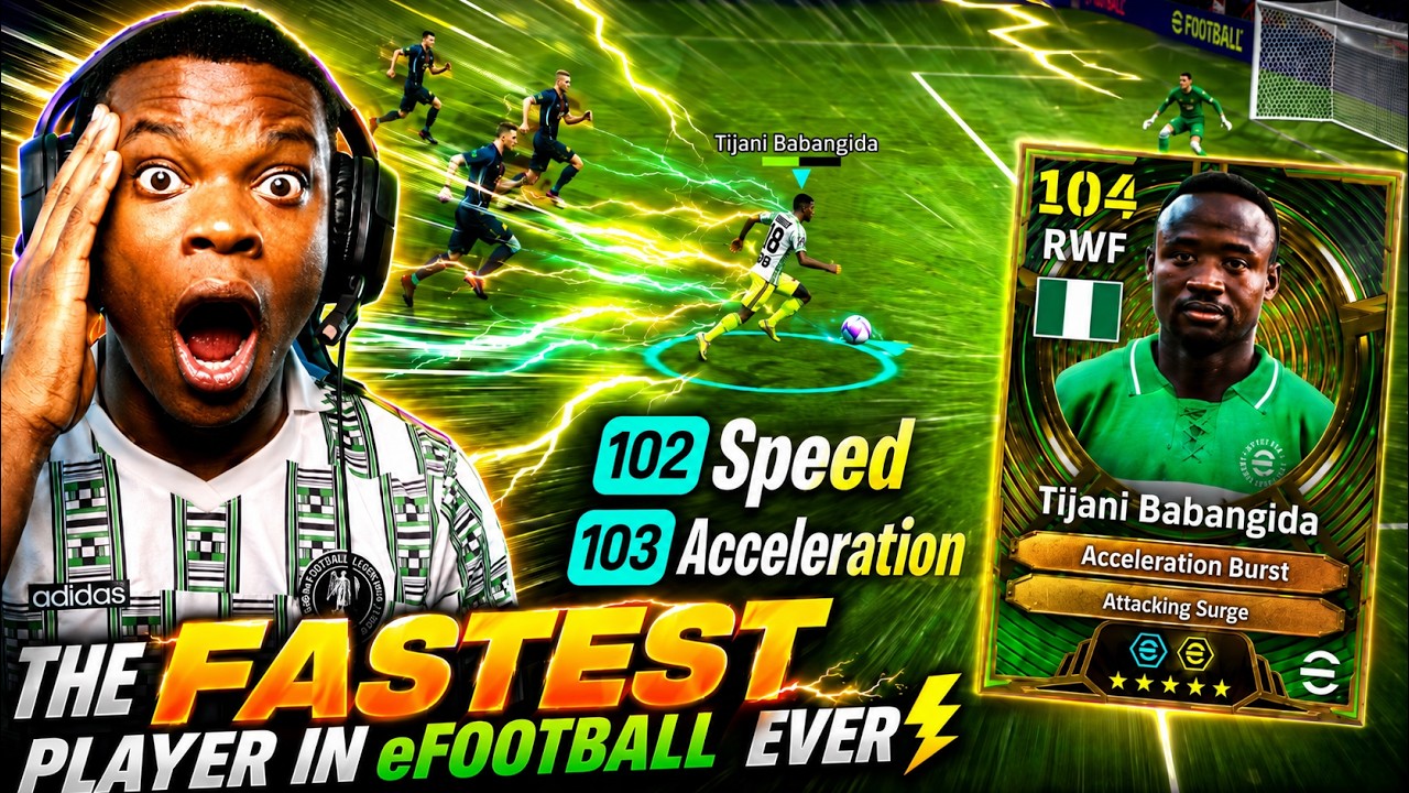 The Fastest Player In eFootball Mobile ⚡
