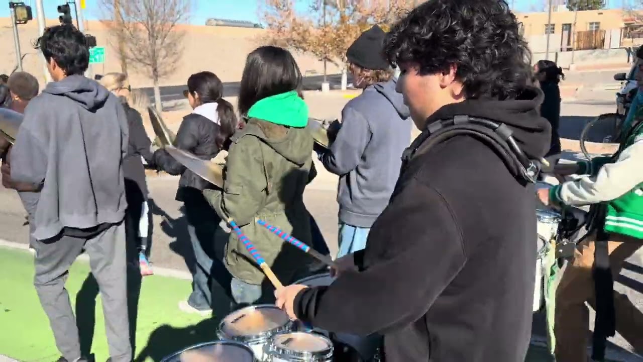 IMG 0125 Albuquerque High School Band photo foto #Larranag   , MLK . March ! pride. drum line