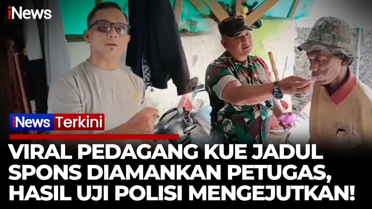 Viral Pedagang Kue Jadul Spons Diamankan Petugas, Hasil Uji Polisi Mengejutkan!