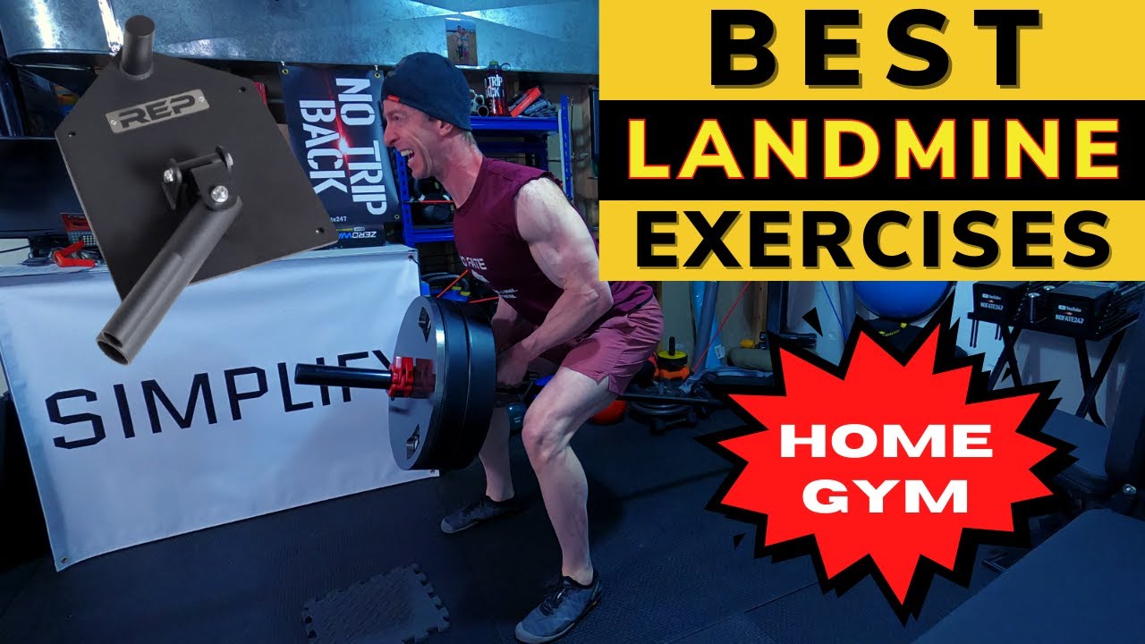 Top 10 Best Landmine Exercises | Rep Fitness Landmine Attachment Review | Home Gym on a Budget