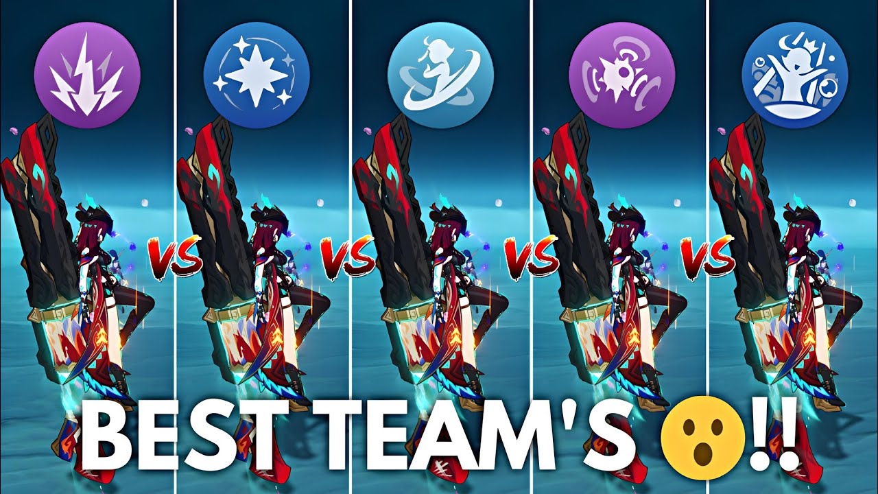 ЛУЧШИЕ КОМПОЗИЦИИ C0 Chasca Team на данный момент Genshin Impact